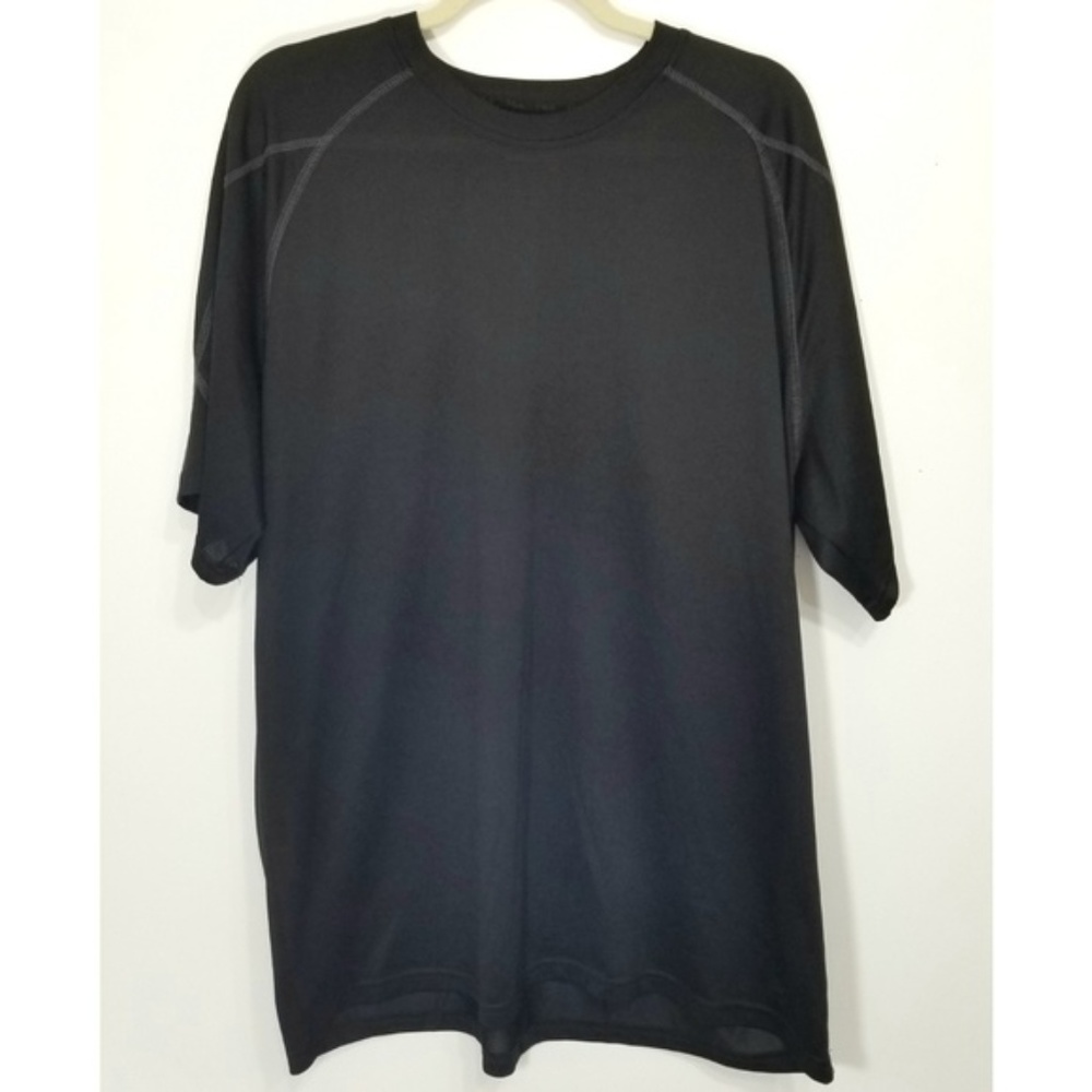 FILA Men's Black Athletic Short Sleeve Shirt